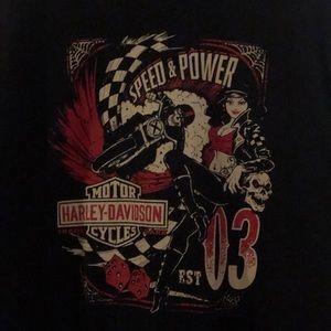 Harley T-Shirt Speed and Power